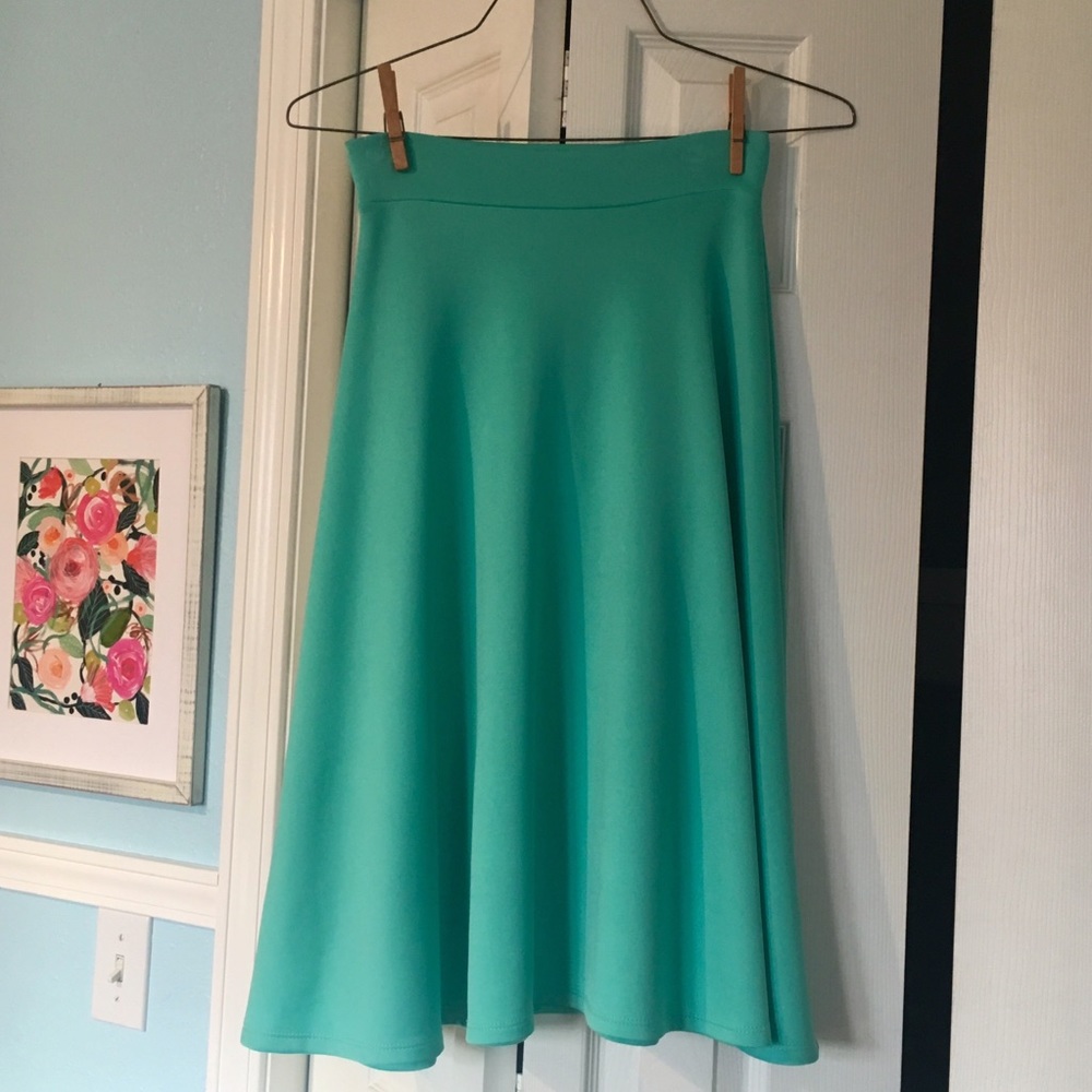 Teal Swing Skirt